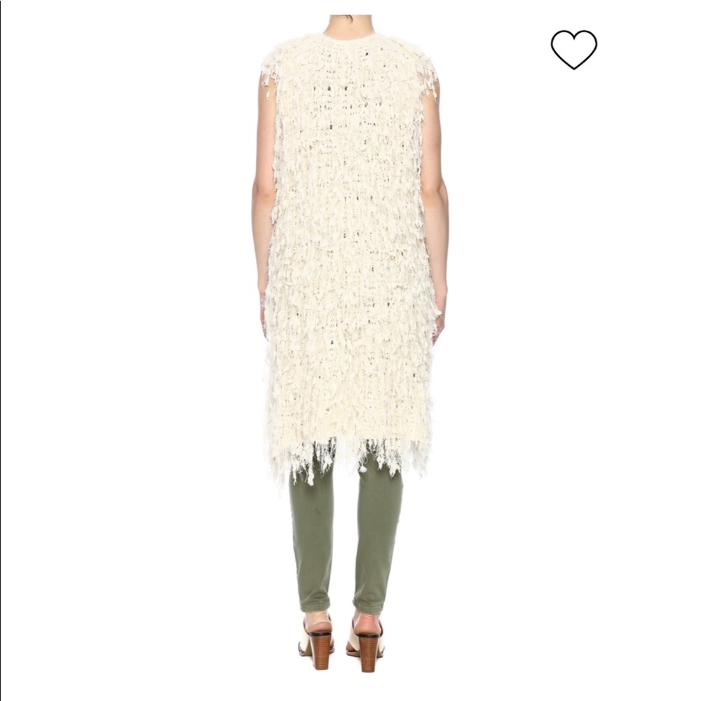 🆕 Reneec Long Fuzzy Knit Sweater Vest-S/M - Picture 2 of 7